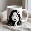 Custom photo mug with your uploaded image printed full-wrap on premium white ceramic – dishwasher safe personalized coffee mug gift